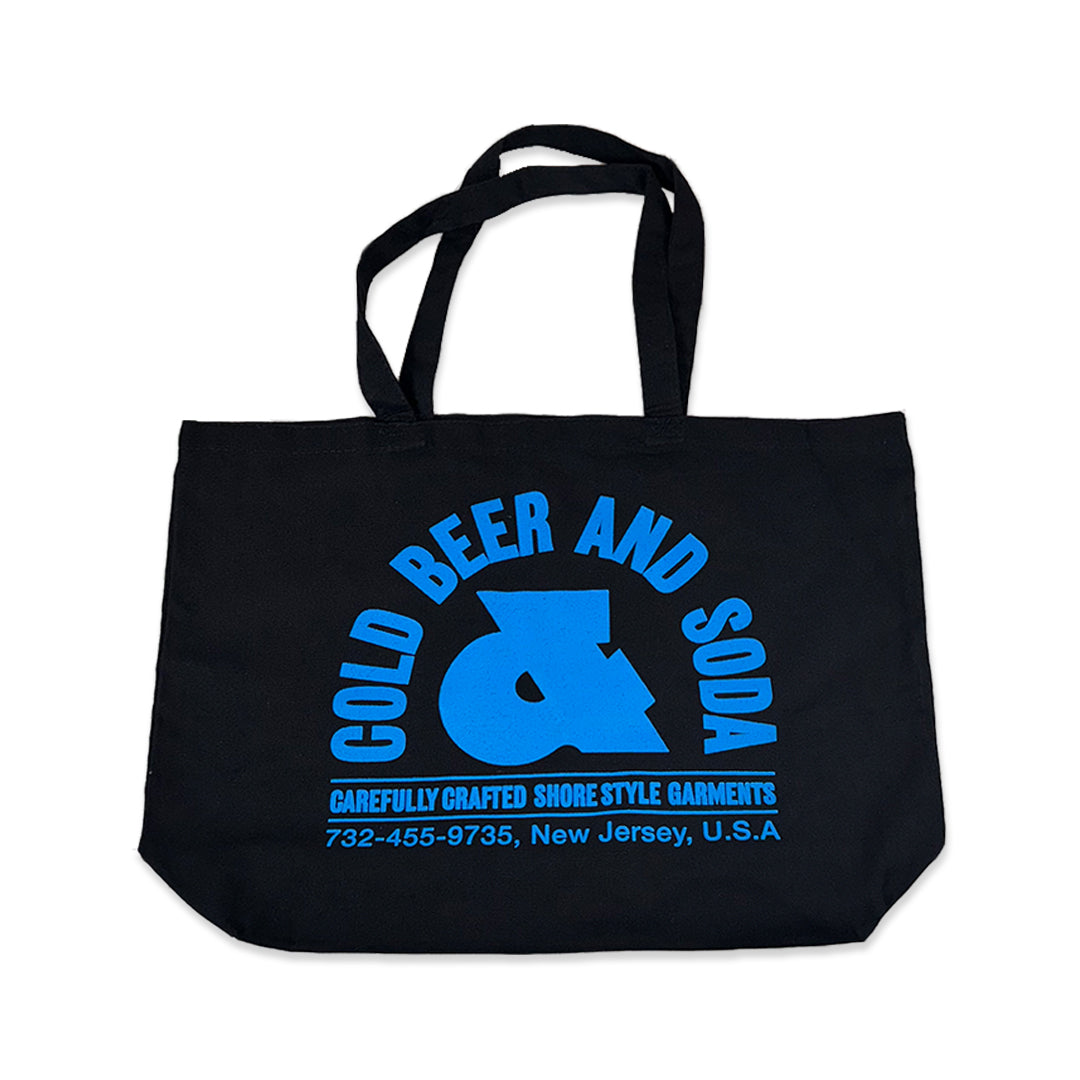 Cold Beer and Soda Logo Tote Bag